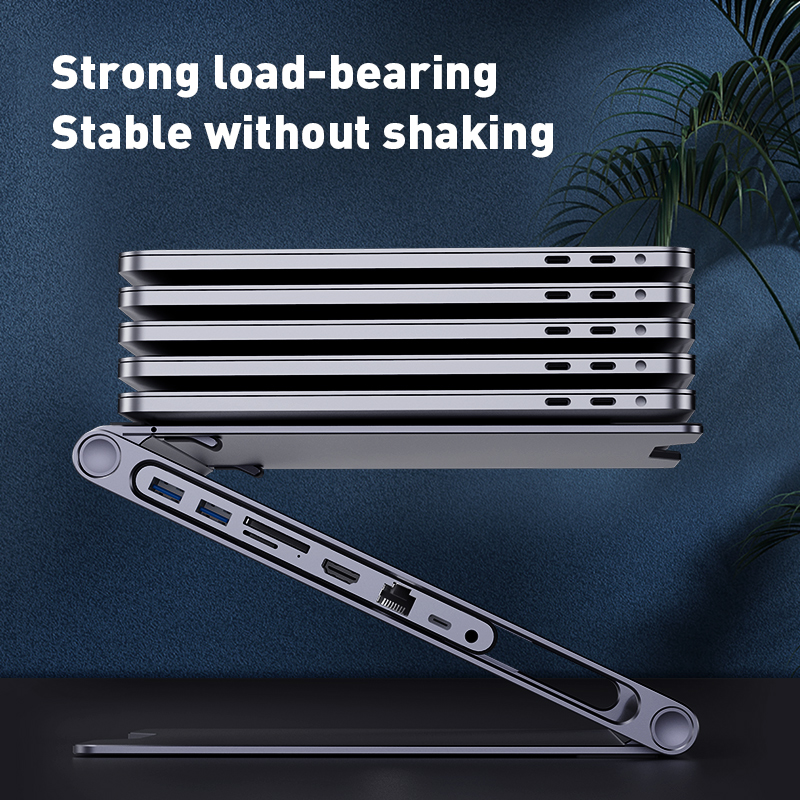 Laptop Stand Docking Station For Increased Heat Dissipation - Image 1