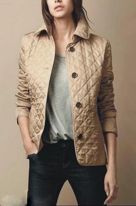 Title 7, Fashionable Elegant Lapel Cotton-padded Jacket ...