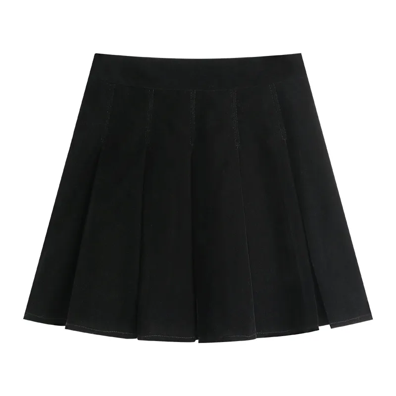 Westernstyle Shirt Fried Street Small Short Skirt Twopiece Set - Skirt