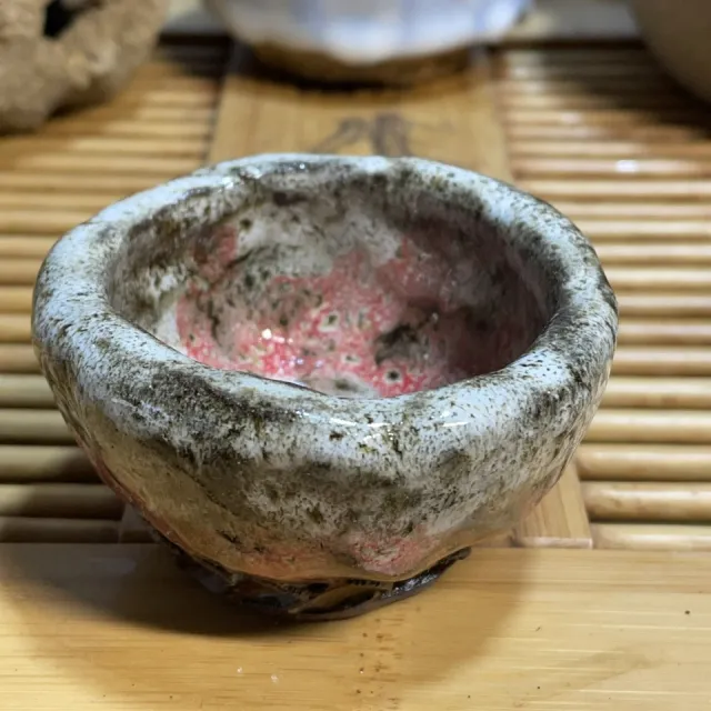 Grey Glaze 40ml Hand Pinch Ice Cracked Garden Type Small Tea Cup Colorful Coat - Shop at LoveMi