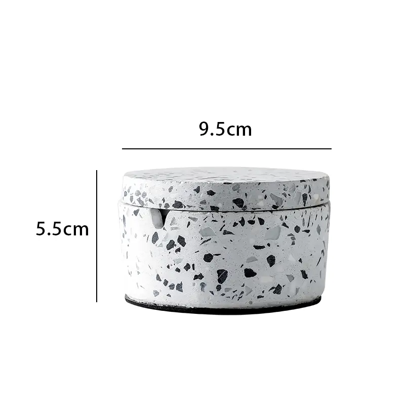 Grindstone Creative Office Ashtray With Lid