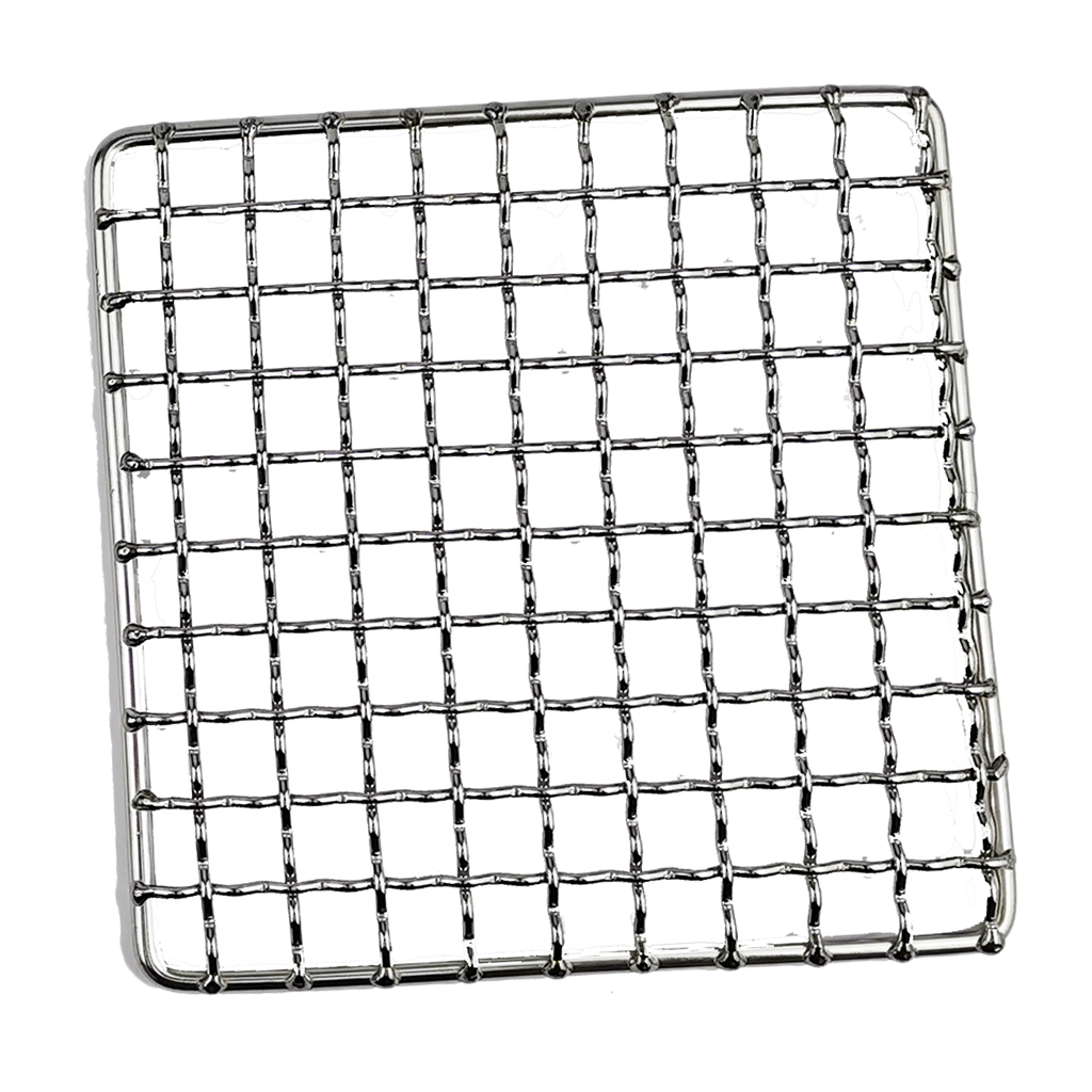 Title 6, Stainless Steel Round Barbecue BBQ Grill Net Me...