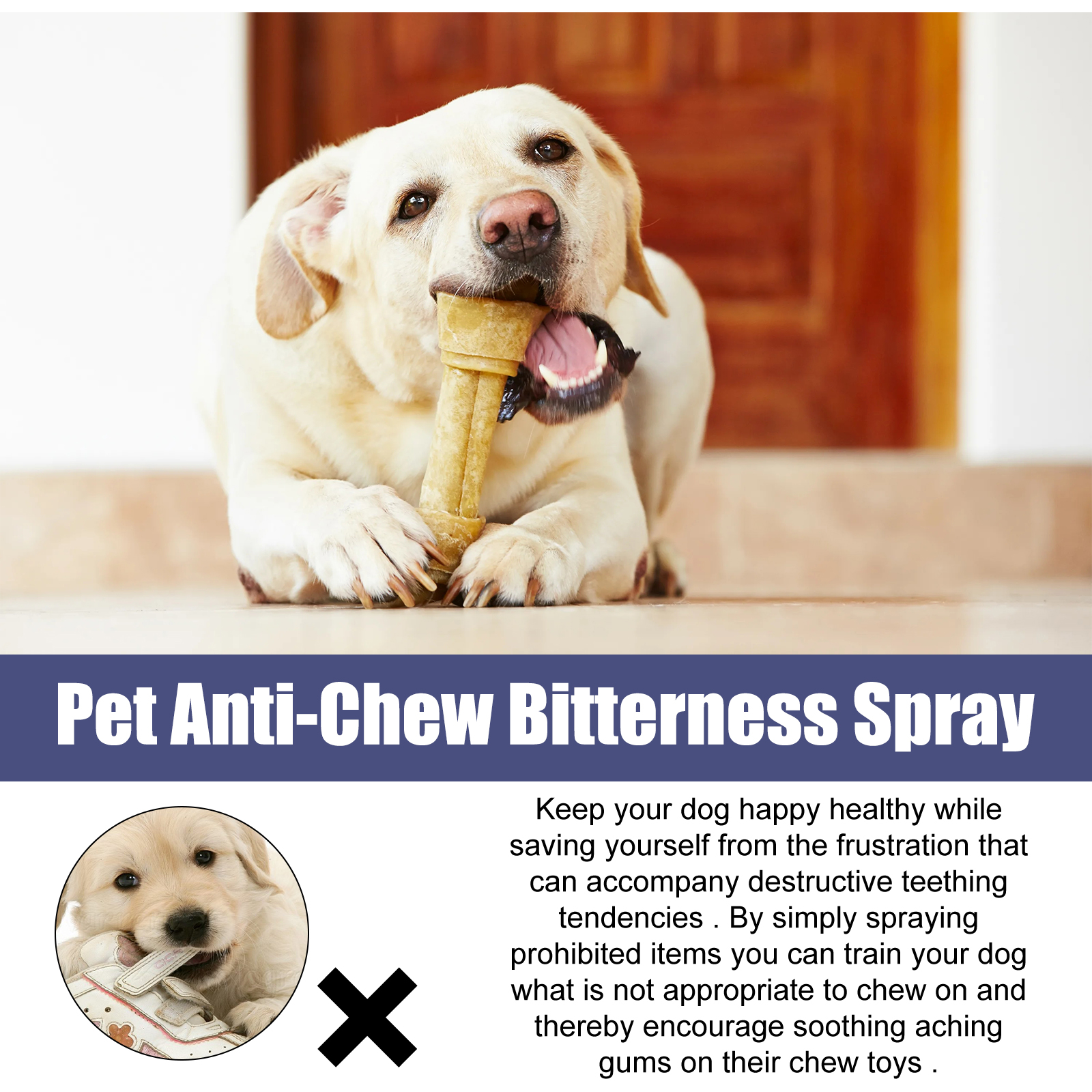 Spray To Prevent Dogs From Chewing Tables, Chairs And Legs From Scratching The Sofa