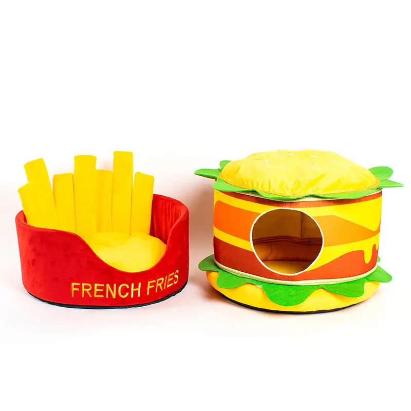 Fast Food Design Cat Bed and Pet Cushion for Small Pets