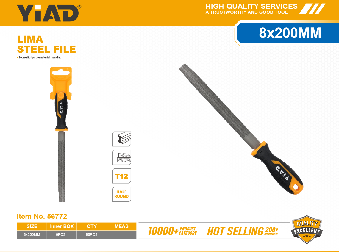 8X200MM Semi-circular File – Only Support Self-pickup, Free Shipping Price Is Anti-auction Price