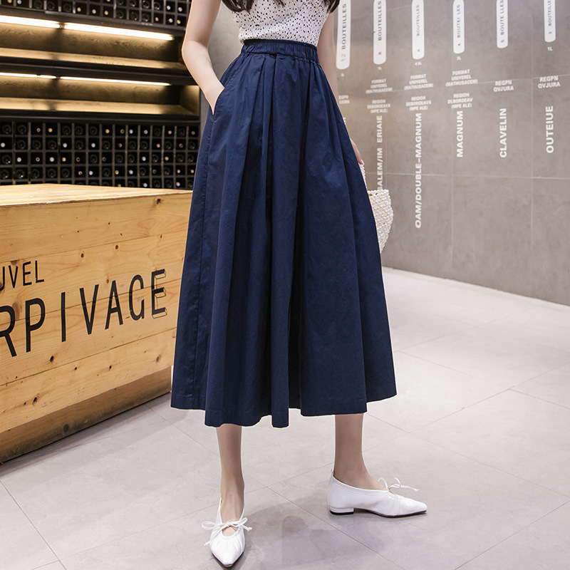 Title 2, Literary Fan Retro High Waist Culottes Women El...