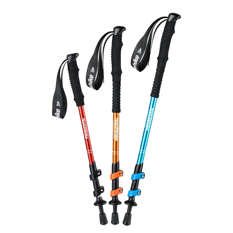 Family Children's Outdoor Trekking Poles with Three Sections