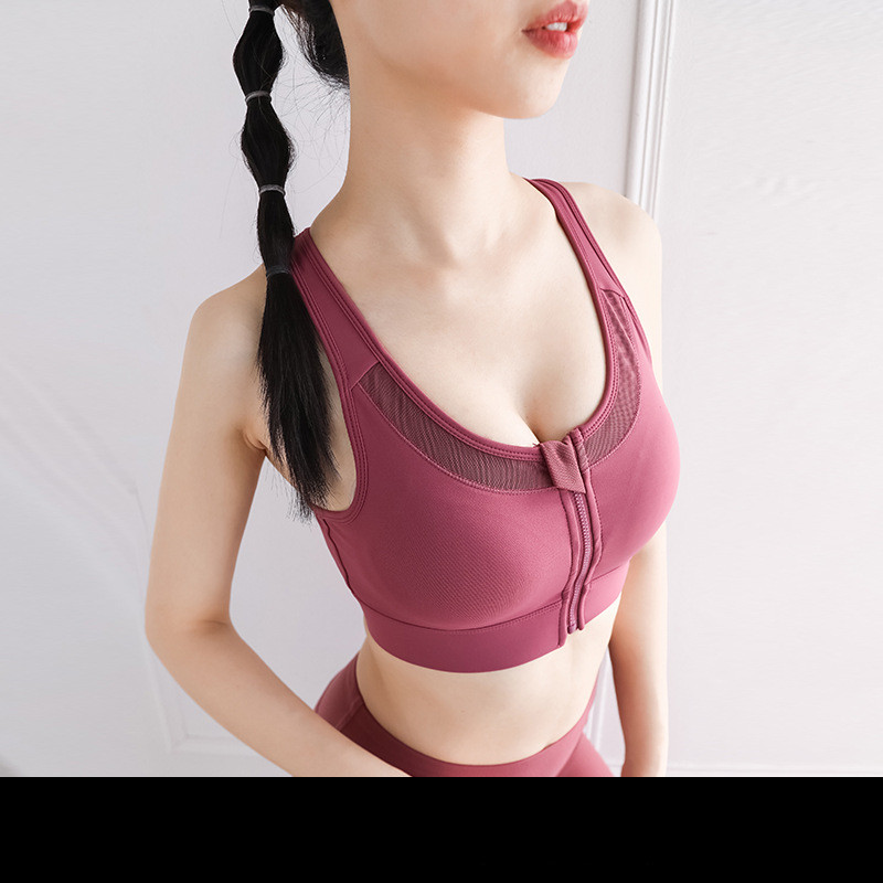 Title 3, Yoga vest style bra front zipper