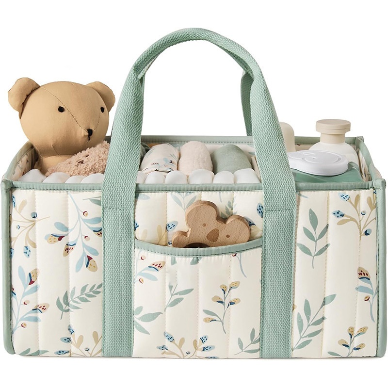 Handheld And Portable Mommy Bag, Large Capacity Professional Customized Mother And Baby Storage Bag, Storage Bag - Mouse Tail Grass Leaf