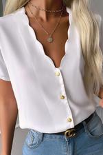 European And American Cross-border Chiffon Shirt