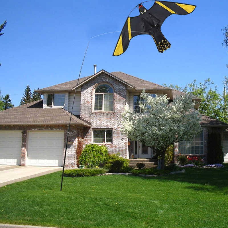 Flying Hawk Kite Garden Bird Repeller Scarer Deterrent Pest