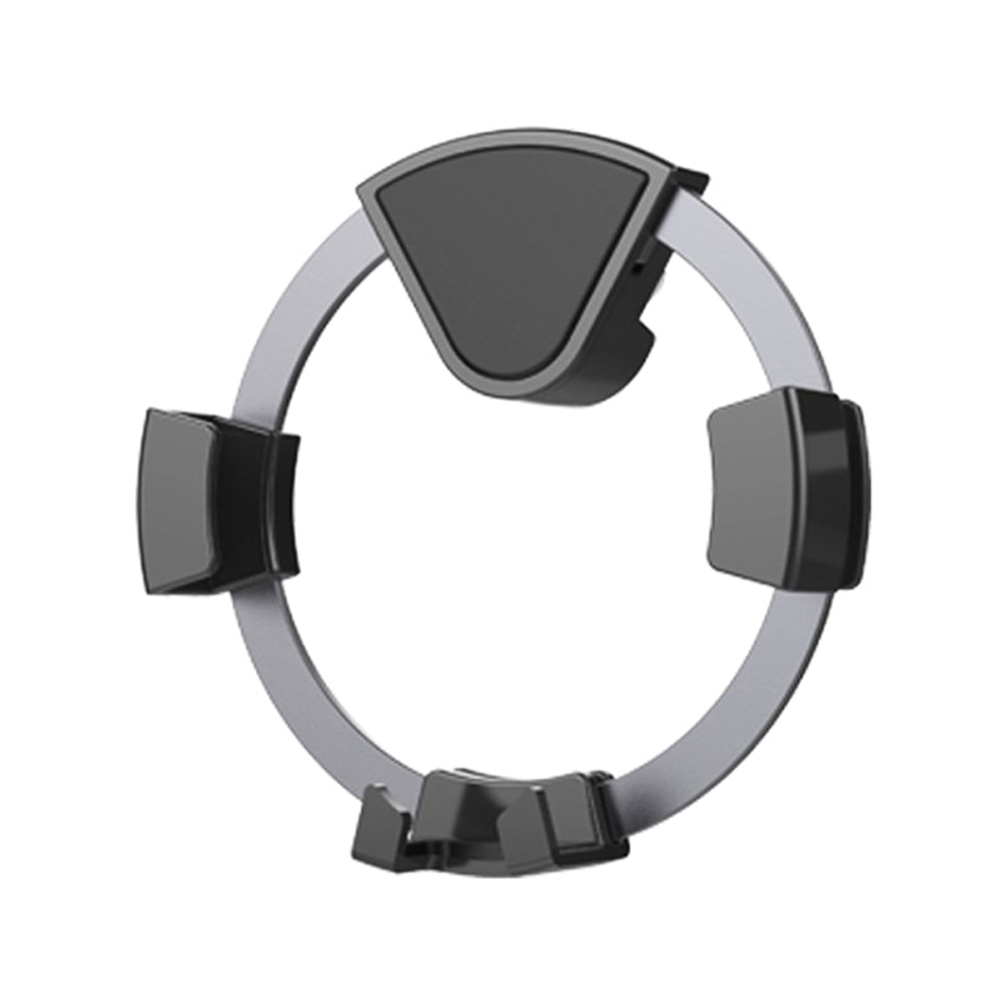 Car Bracket Navigation Alloy Solid Circular Mobile Phone Bracket Automatic Induction - Image 2