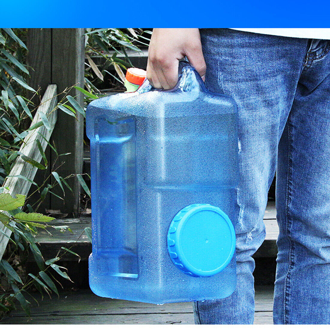 NEW 12L Camping Hiking Tank Container Storage Drinking Water Bottle Bucket With... 4
