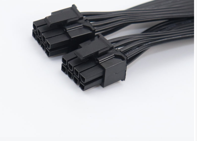 Graphics Card Dual Power Supply Adapter Extension Cord 8-pin Extended Power Cord