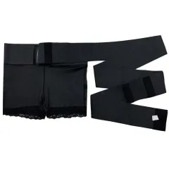 Fitness Tummy Control Panties Women High Waist Seamless Shapewear Body Shaper - Black - View 1