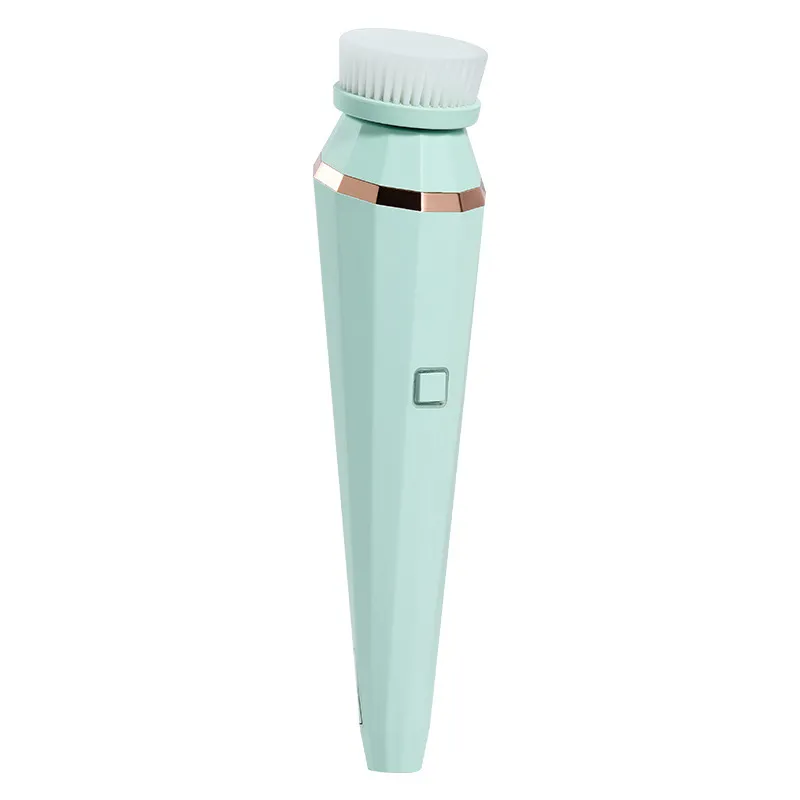 4 In 1 USB Rechargeable Electric Facial Cleansing Brush Soft Skin Care Portable Massager Face Brush Deep Cleaning Device – image 2