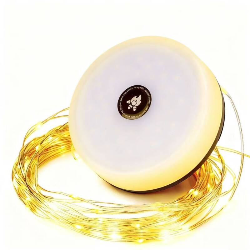 2-in-1 10M Rechargeable Fairy Lights & Camping Lamp, Solar USB Rechargeable Camping Light With 5 Modes, Versatile String Lights For Garden & Outdoor Tree Lights