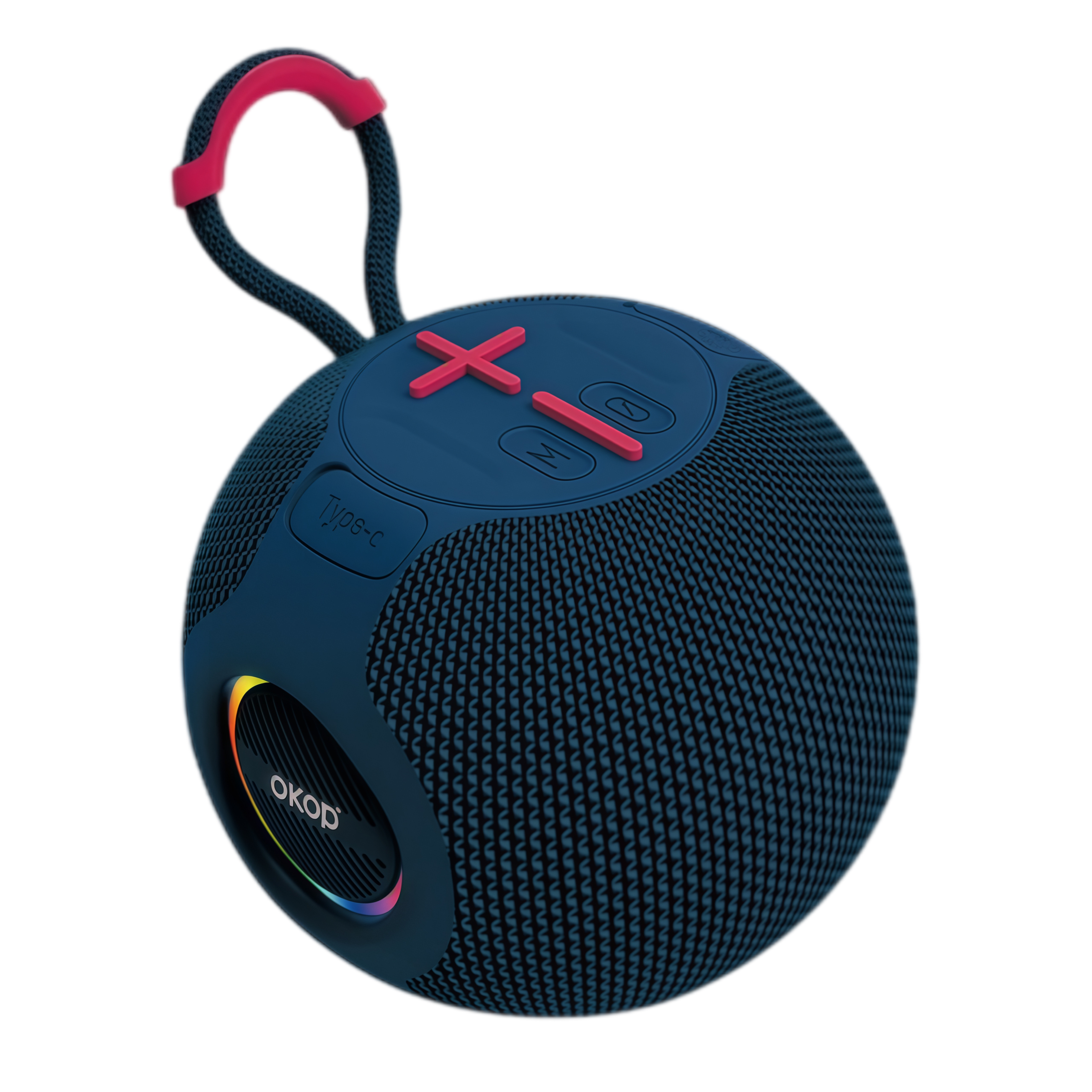 KP-878 Best-selling Wireless Bluetooth Speaker Portable With A Carrying Handle RGB Lighting Long Battery Life High Sound Quality Perfect For Outdoor