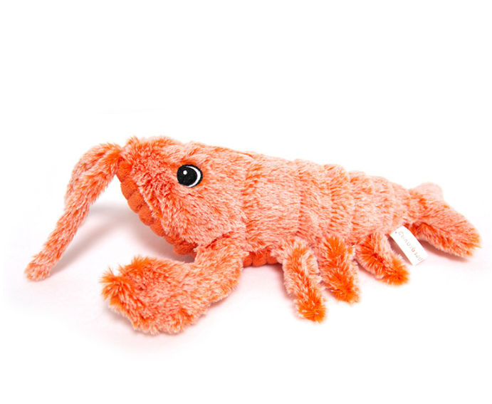 Cheap Electric Jumping Cat toy Shrimp Moving Simulation Lobster Electronic  Plush Toys For Pet dog cat Children Stuffed Animal toy