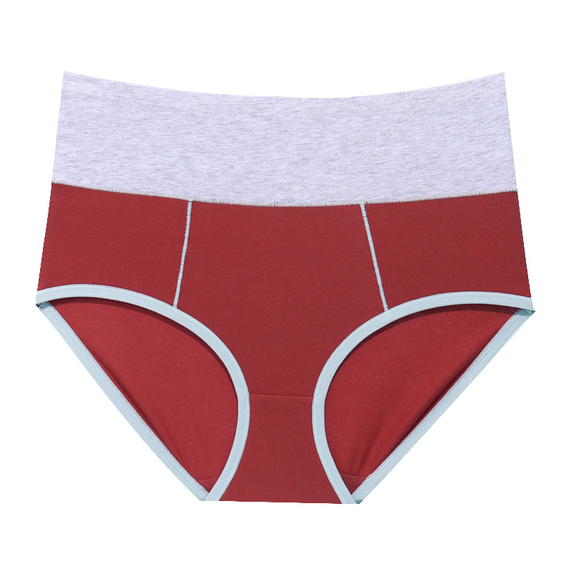 Multi size High Waist Ladies Cotton Sexy Bondage Sports Panties Red - Shop at LoveMi