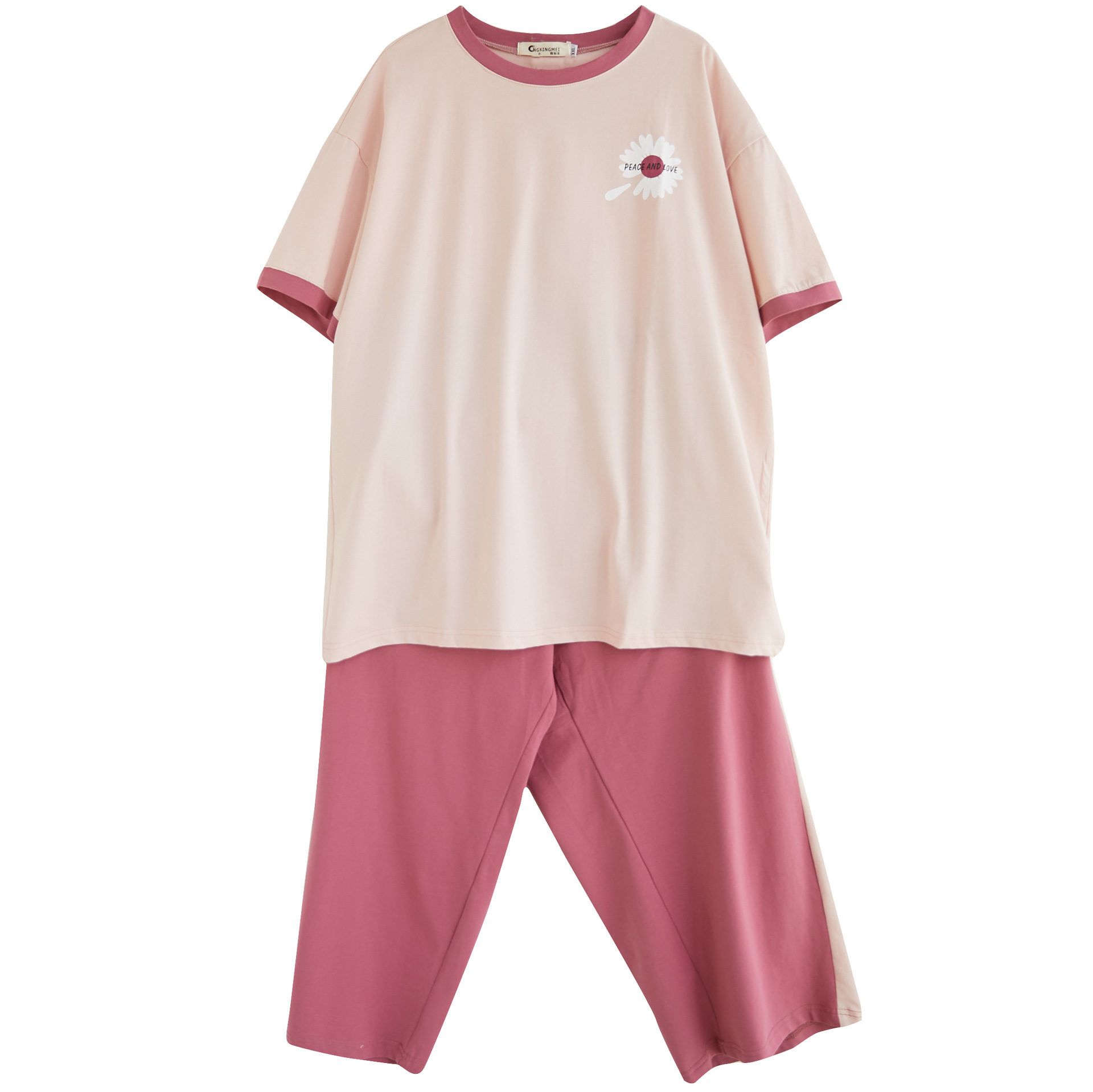 Title 9, Camiseta Little Daisy Pijama Solto Casual