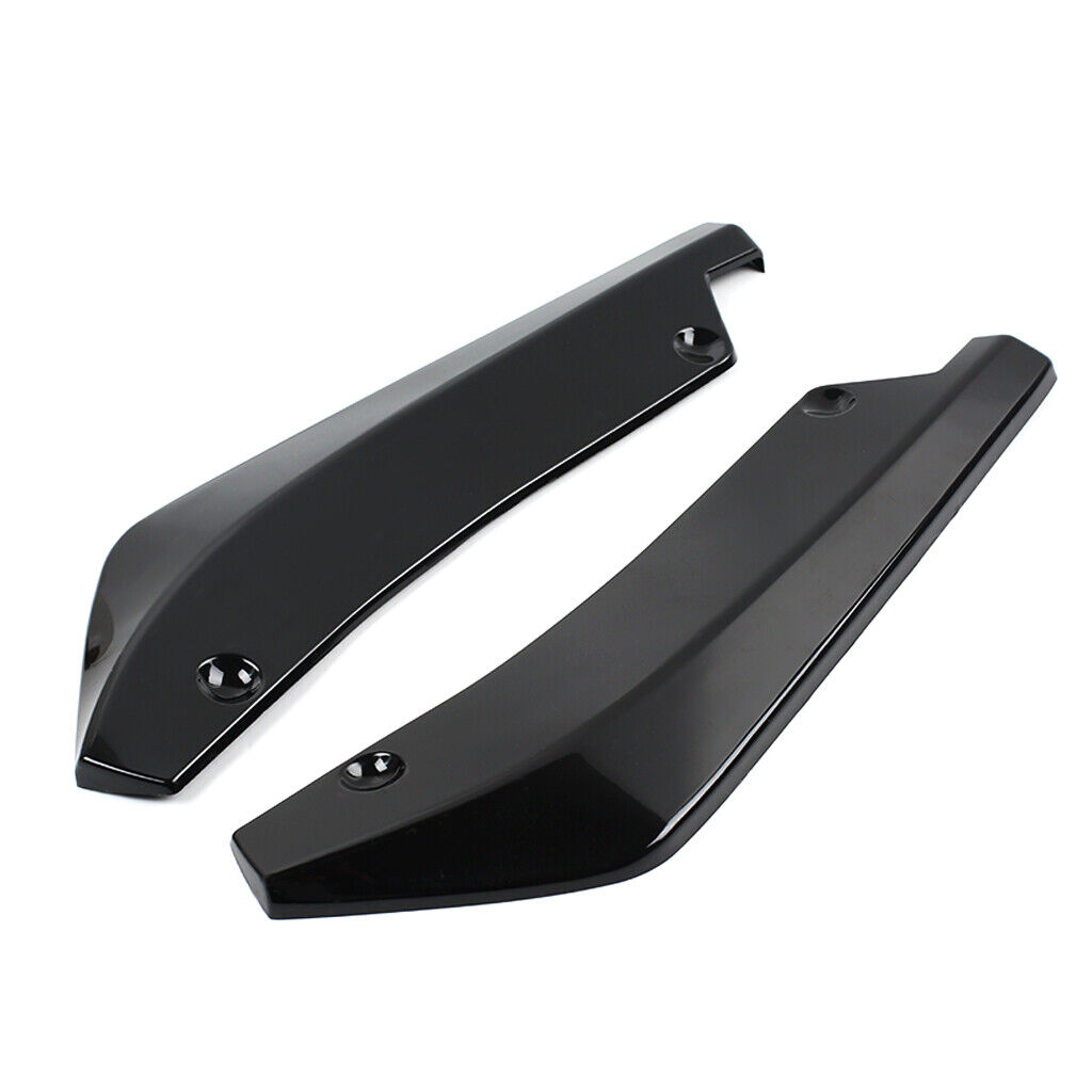 2X For B Enz A-Class C-Class Diffuser Wrap Angle Splitter Rear Bumper Lip Spoiler
