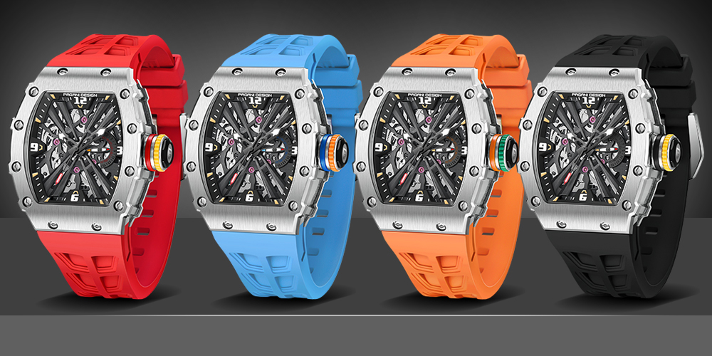 Square Men's Quartz Calendar Watch - Image 4