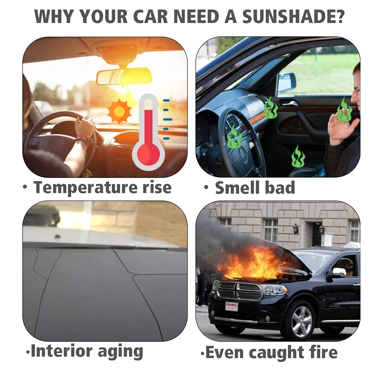 For 2016-2025 Chevy Malibu Car Front Windshield Sun Shade Reflective UVs Cover 5