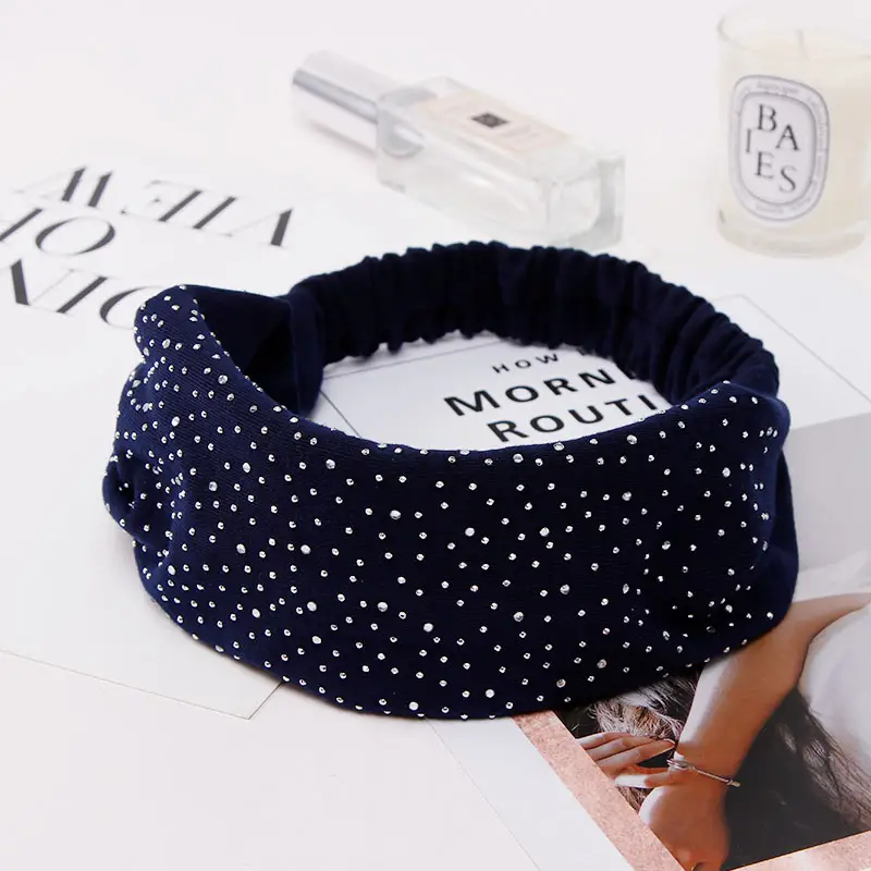 Yoga Sports Wide Side Bag Hair Hoop Wash Face Windproof Cotton Headgear