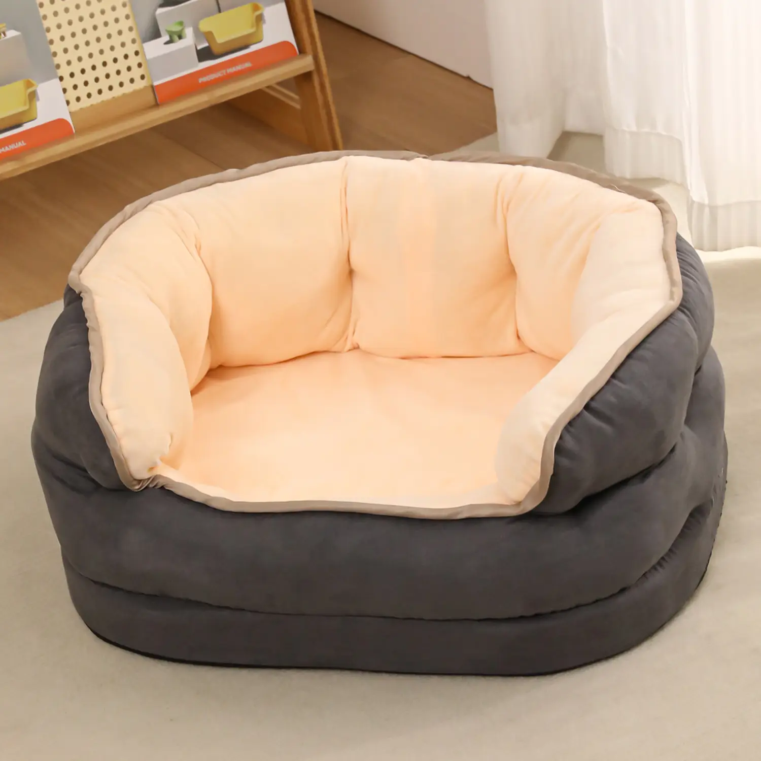 Pet Dog Sofa Bed Provides Warmth For Small Dogs Cat And Dog Mattress Pet Kennel Thickened Washable Plush Pet Supplies