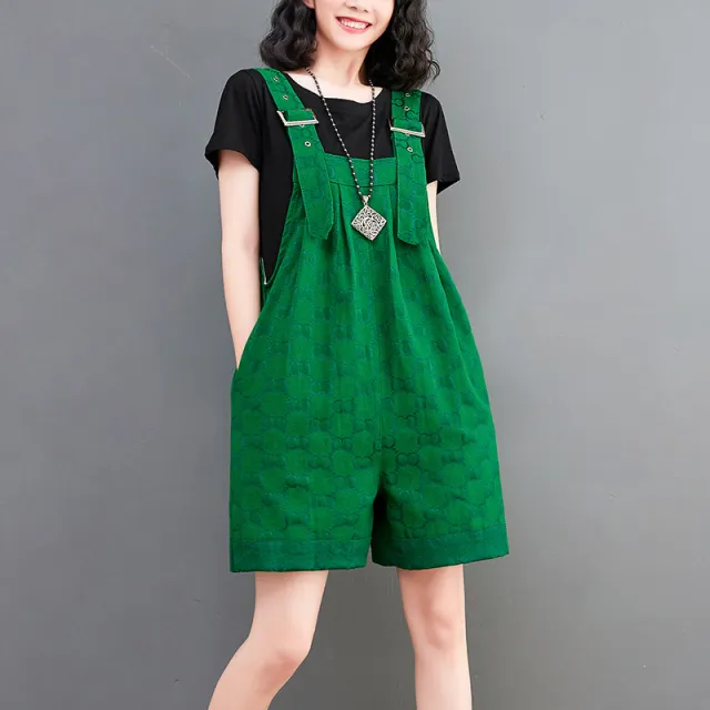 New Fashion Casual Color Strap Denim Shorts Women Green - Shop at LoveMi