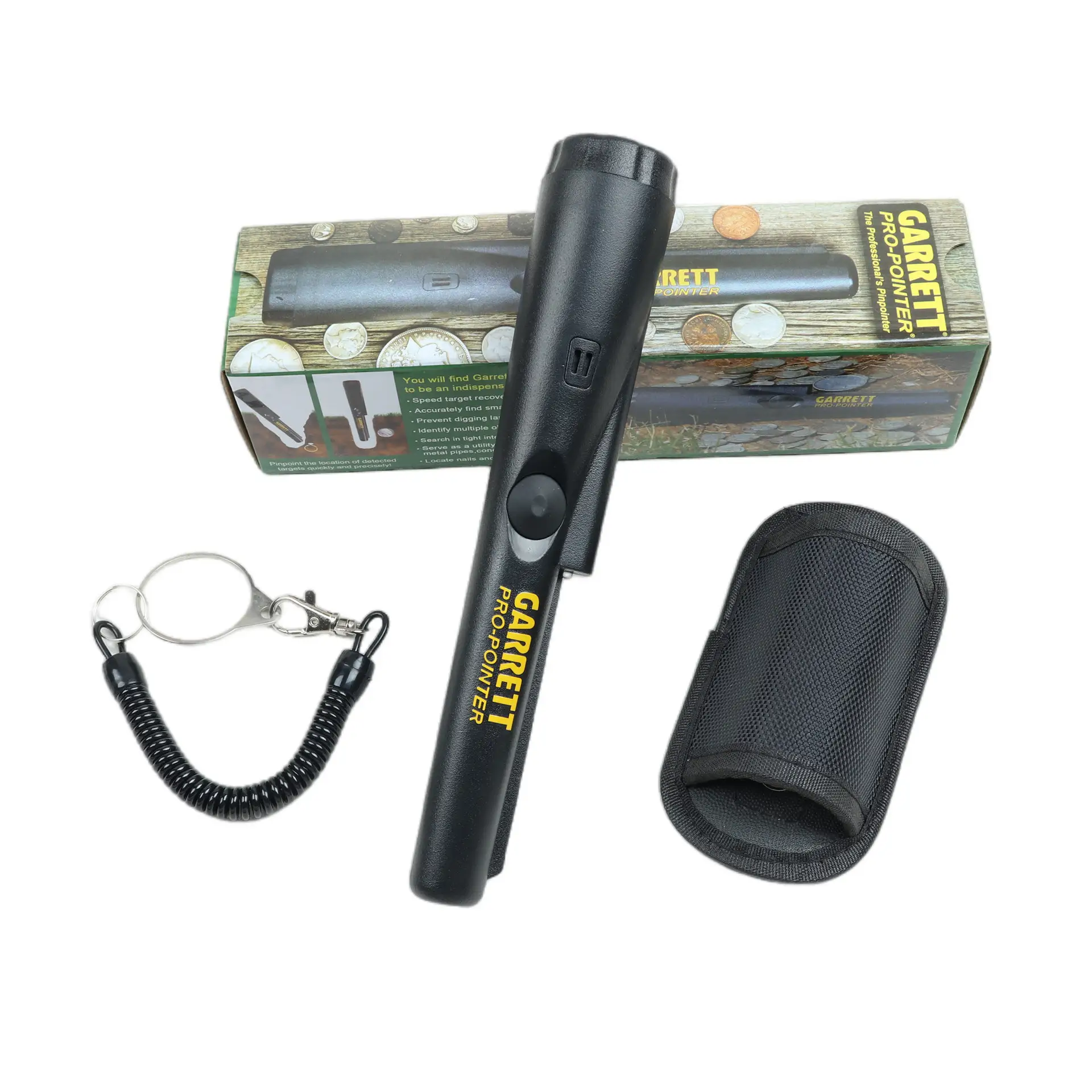 Metal Detector High Precision Handheld Positioning Rod Probe Head Waterproof Underground