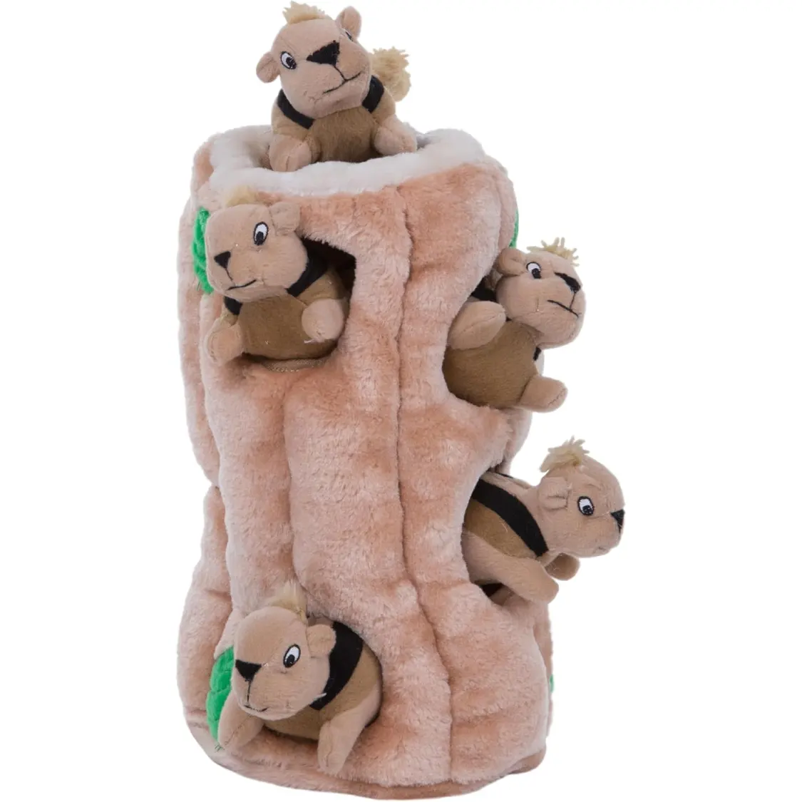 Squirrel Dog Toy Interactive 2in1 Plush Puzzle