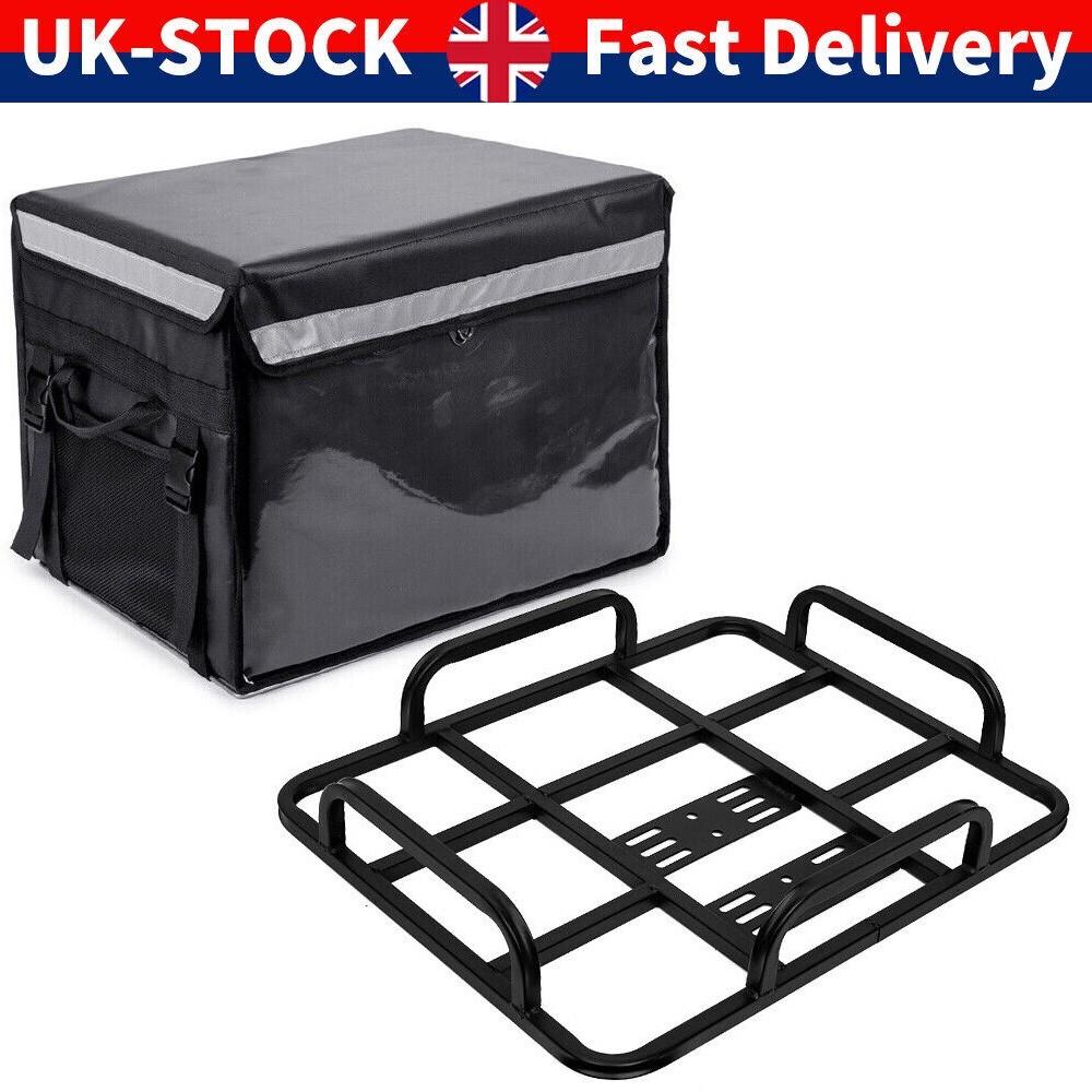 62L Food Delivery Bag  Rear Rack For Motorcycle Bike Food Delivery Drivers Kit 4