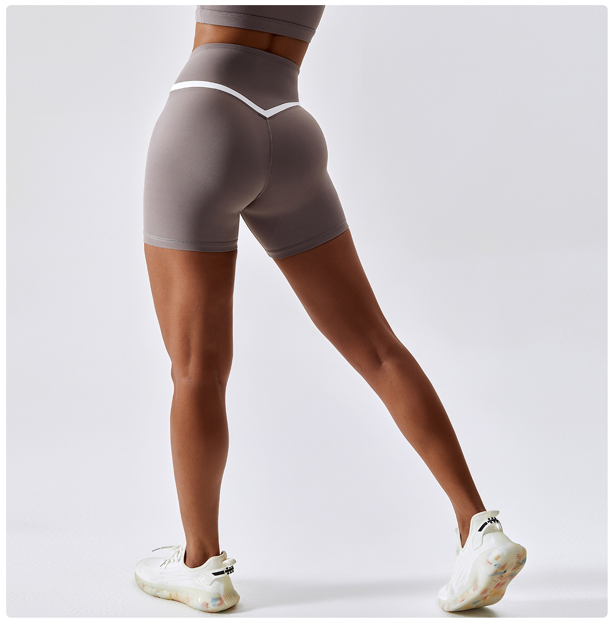 Cross-waist Tights Running Quick-drying Fitness Shorts