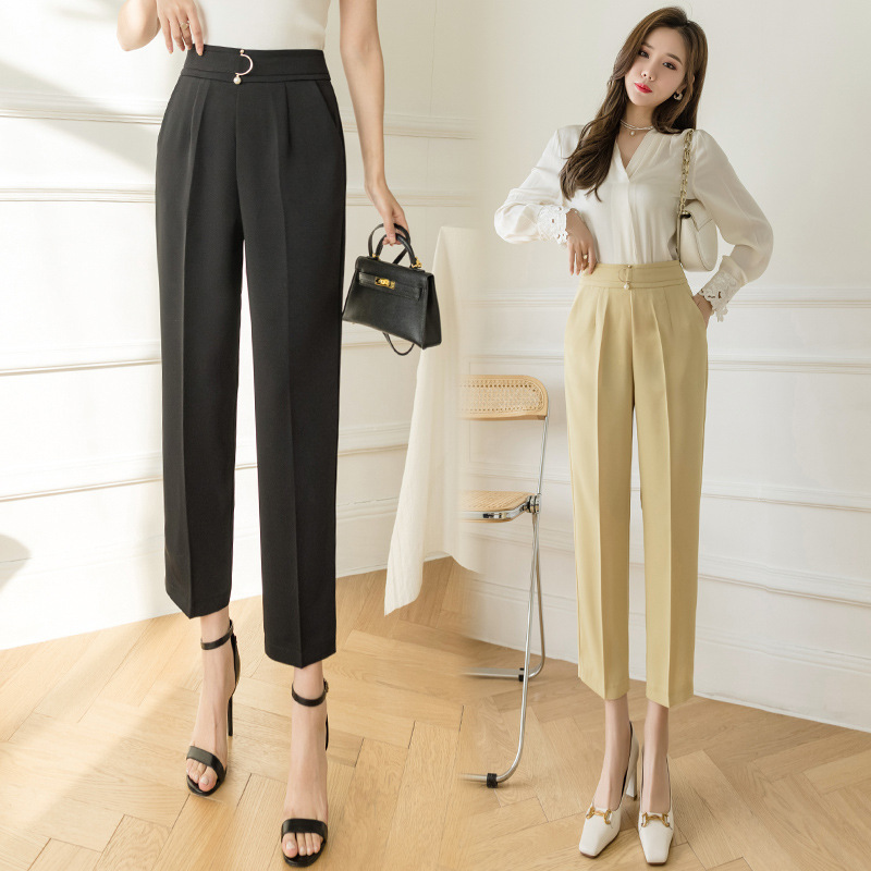 Title 2, Womens High Waist Nine-Point Harem Pants with ...