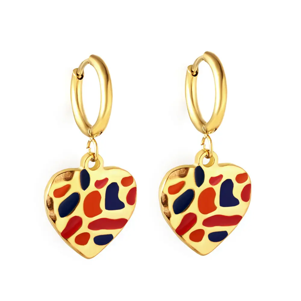 Stainless Steel Fashion Minimalist Geometric Dangle Earrings