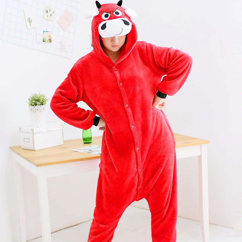 Title 5, Flannel Animal One-piece Cartoon Cute Home Clothes