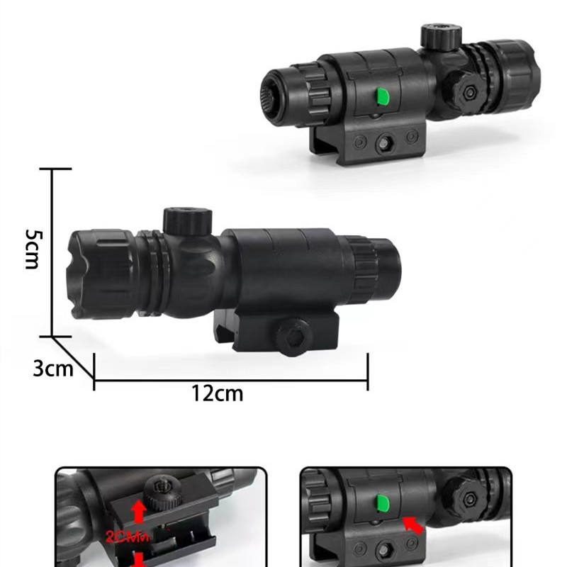 Title 5, Waterpistool Verstelbaar Infrarood Red Dot Lase...