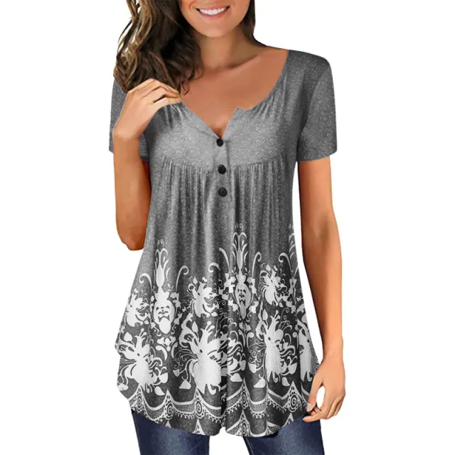 Loose V neck Women's Top T shirt Ey221202L02 - Shop at LoveMi