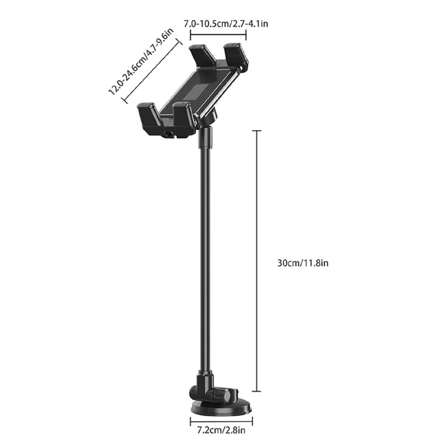Free Delivery Car Tablet Holder Dashboard Windshield Mount Adjustable 5-15 Inch — image 10