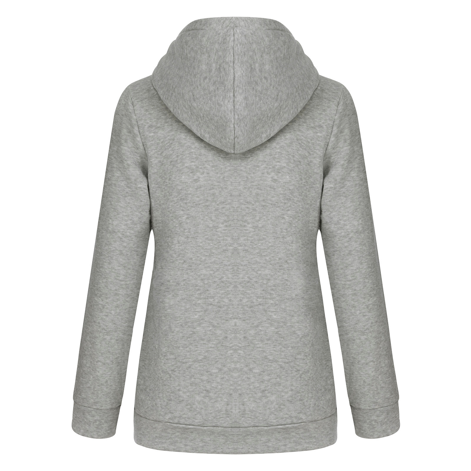 Printed Casual Hooded Patchwork Sweatshirt