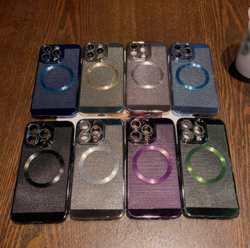 Electroplating Mesh Heat Dissipation Phone Case - Image 5