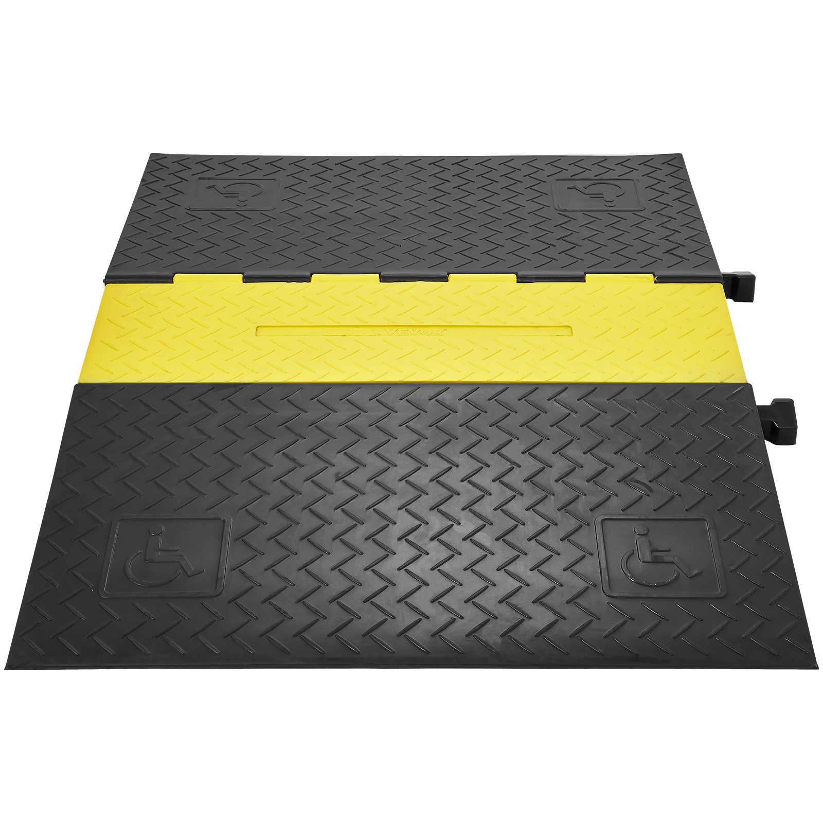VEVOR 5Channel Cable Protector Ramp 22000lbs Load ADA Compliant Wire Cable Cover image 6