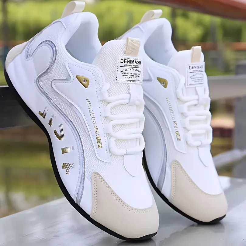 Fashion Colorblock Lace-up Sneakers