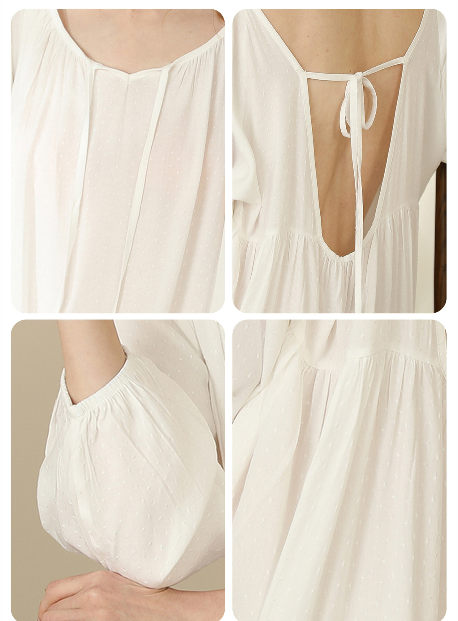 Title 4, Backless Nightdress Women