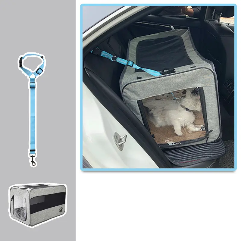 Pet Travel Carrier Bag Portable Folding Fabric