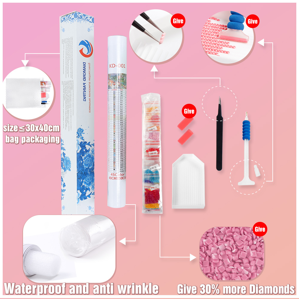 فن جداري بتطريز إبرة بنمط الفسيفساء