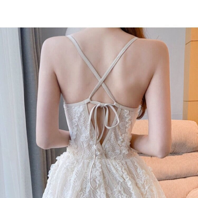 Women's Sling One-piece Skirt Swimsuit - Image 4