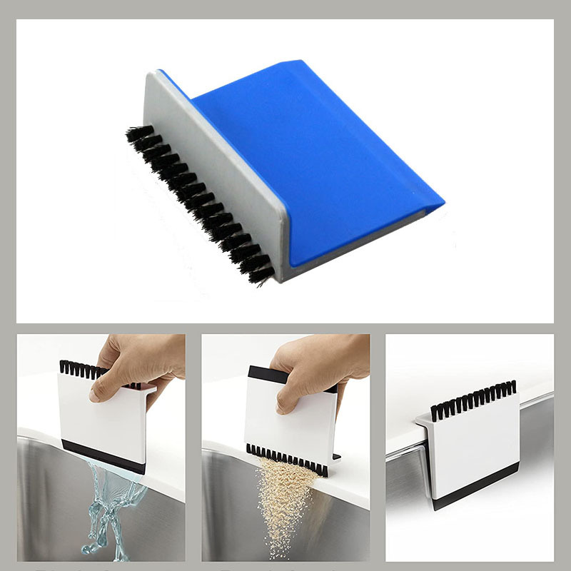 Title 1, 2-in-1 Kitchen Sink Scraper Countertop Brush